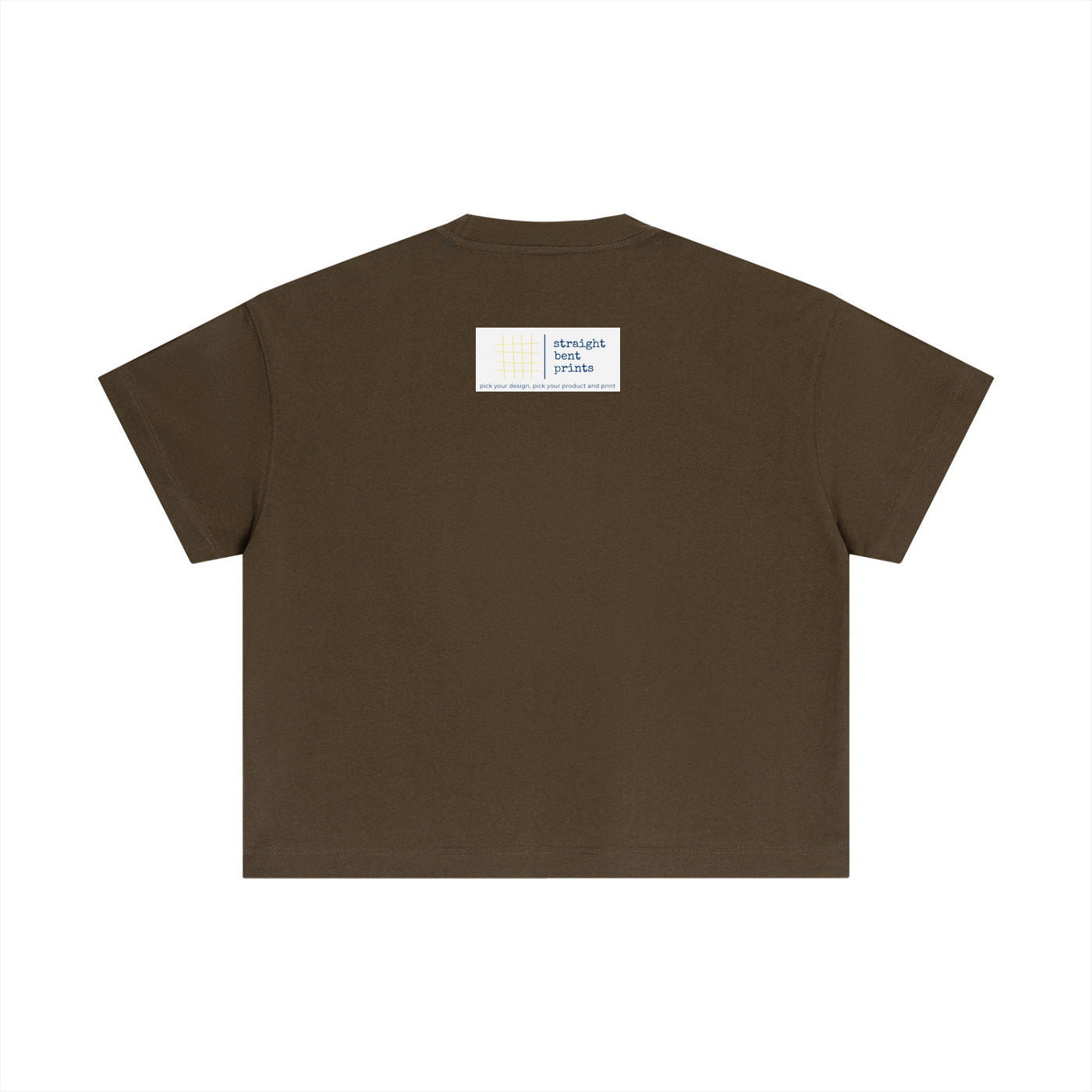 Brown t-shirt with 'ATTRA' and 'THE CHAMPIONS RING' text on a white background